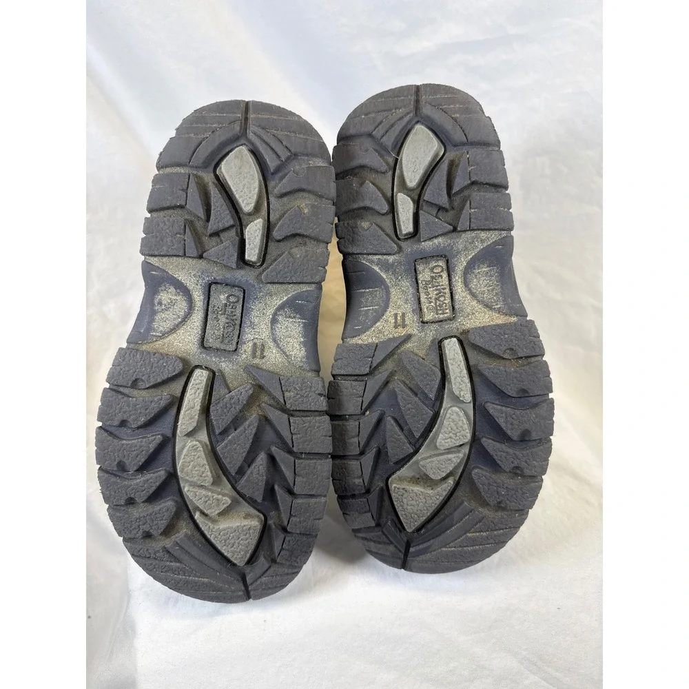 OshKosh Bgosh Ivan Boys Gray Camo Winter Snow Duck Boots Size 11M